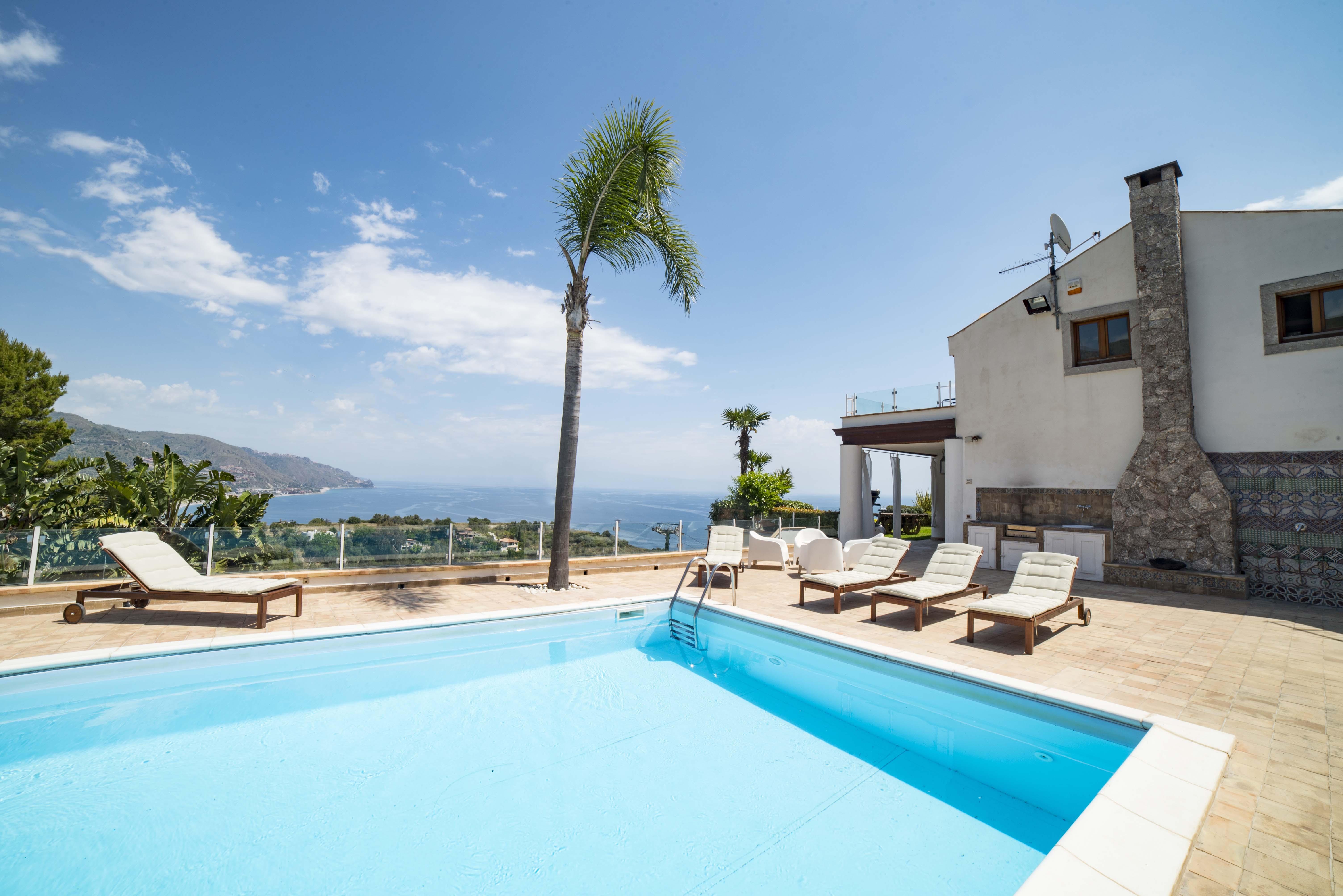 Villa Zagara Garden Spectacular Sea View In Taormina Luaran gambar